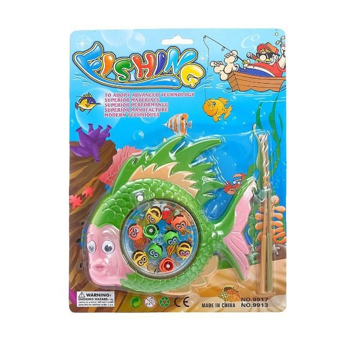 Рыбалка заводная «Морские жители»: 9 рыбок, 2 удочки, МИКС Рыбалка заводная «Морские жители»: 9 рыбок, 2 удочки, МИКС