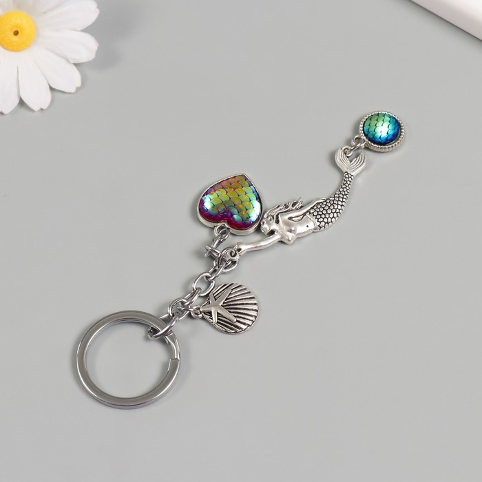 Брелок от сглаза металл Брелок от сглаза металл "Русалочка" 9,5 см