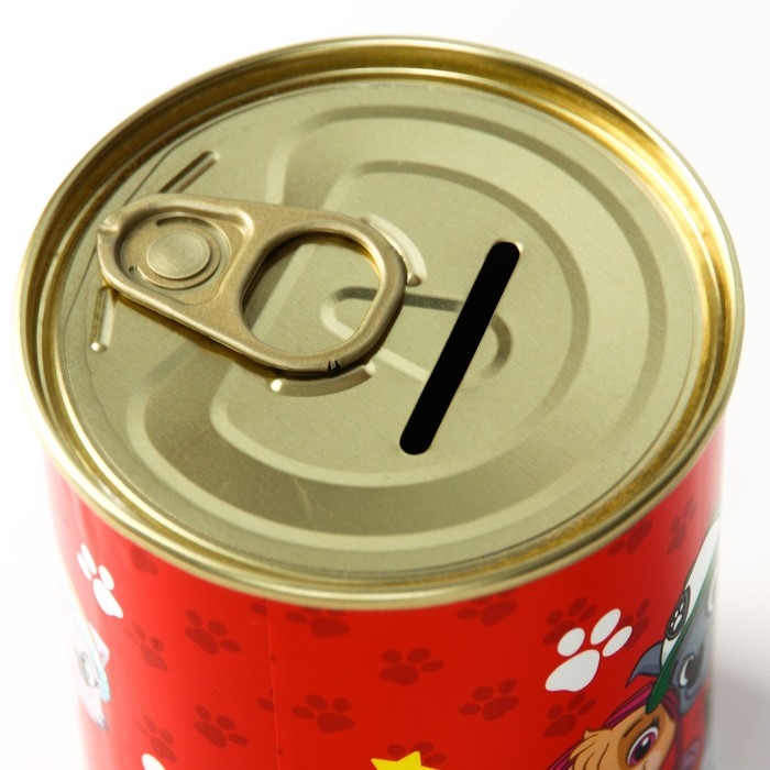 Копилка металлическая, 9,5 см х 7,5 см х 7,5 см Копилка металлическая, 9,5 см х 7,5 см х 7,5 см "Спасатели", Щенячий патруль