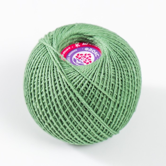 Нитки вязальные  Нитки вязальные "Флокс" 150м/25гр 100% хлопок немерсеризованный цвет 2304
