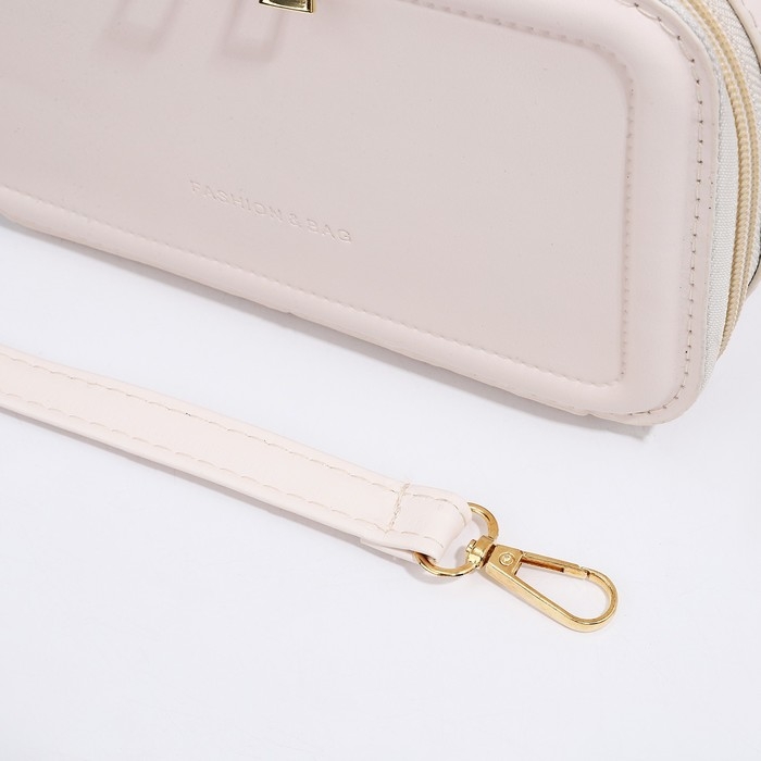 Сумка кросс-боди на молнии, цвет белый Сумка кросс-боди на молнии, цвет белый