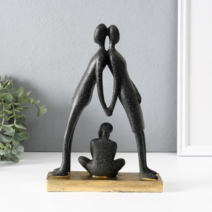 Сувенир полистоун Сувенир полистоун "Дом там - где семья" чёрный 7х17х24,5 см