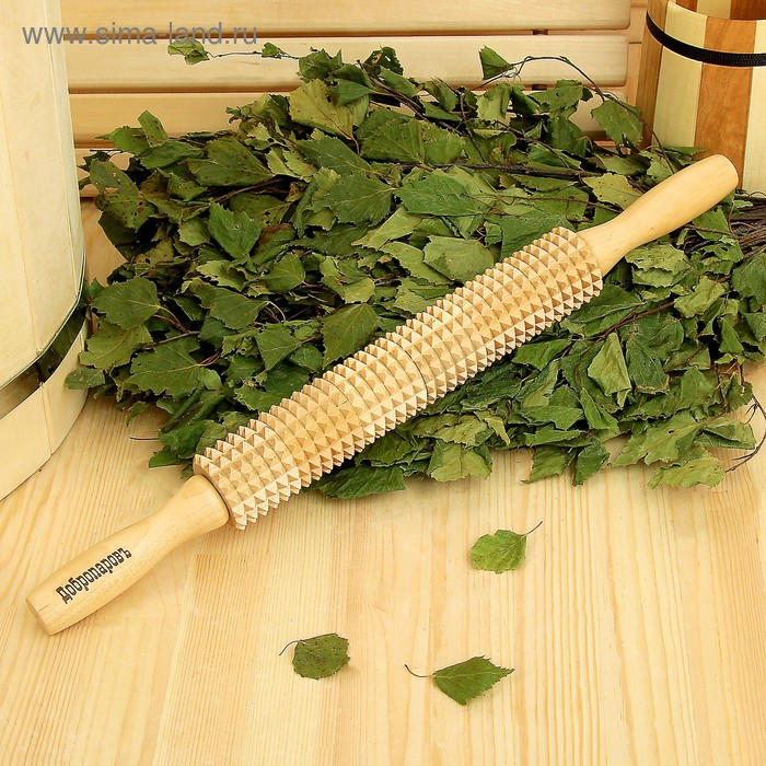 Массажер банный для спины Массажер банный для спины "Добропаровъ" с шипами