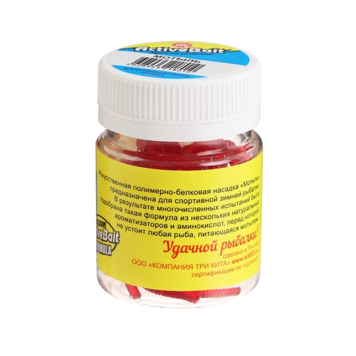 Мотыль ActiveBait искусственно-белковая насадка Мотыль ActiveBait искусственно-белковая насадка