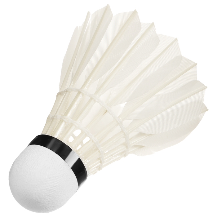 Набор воланов для бадминтона BOSHIKA 300N, 3 шт., цвет белый Набор воланов для бадминтона BOSHIKA 300N, 3 шт., цвет белый