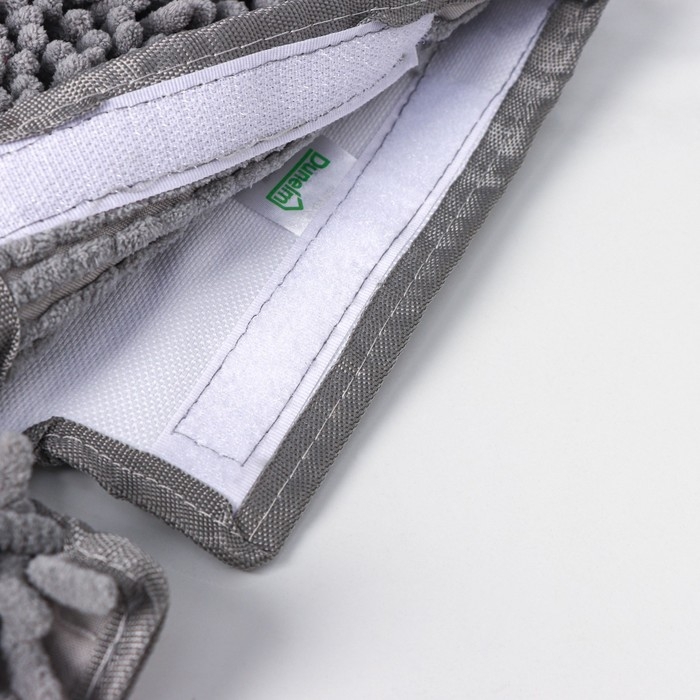 Насадка для плоской двусторонней швабры Доляна, 40×14 см, микрофибра, букли, цвет МИКС Насадка для плоской двусторонней швабры Доляна, 40×14 см, микрофибра, букли, цвет МИКС