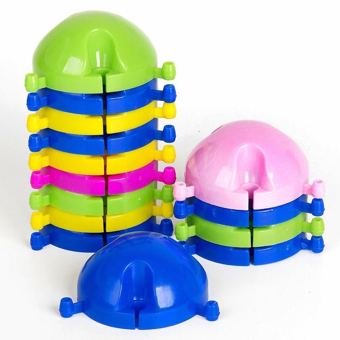 Мозаика напольная с крупными фишками, 32 элемента, d = 60 мм Мозаика напольная с крупными фишками, 32 элемента, d = 60 мм