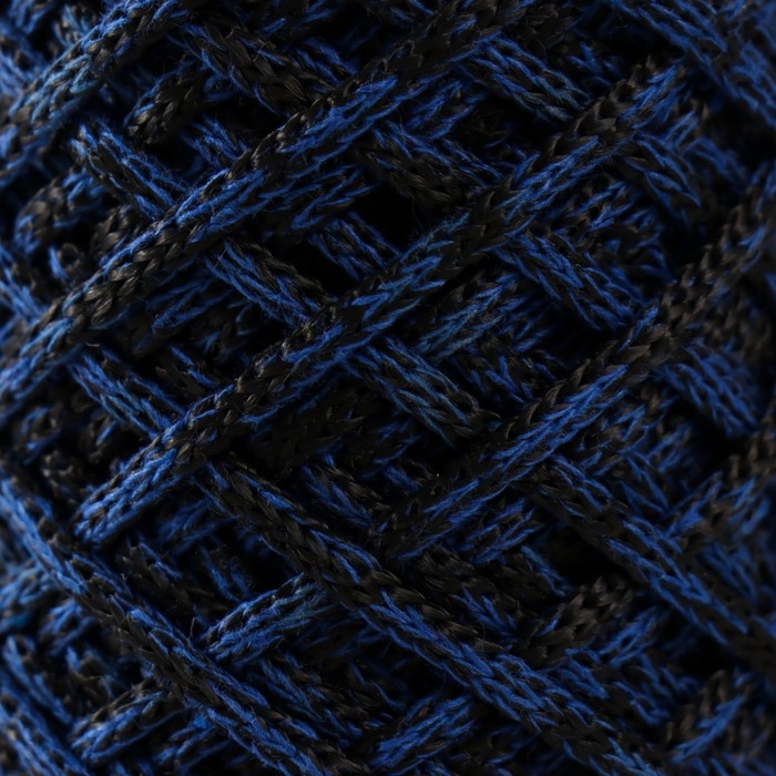 Шнур для вязания 35% хлопок,65% полипропилен 3 мм 85м/160±10 гр (Сапфир/черный) Шнур для вязания 35% хлопок,65% полипропилен 3 мм 85м/160±10 гр (Сапфир/черный)