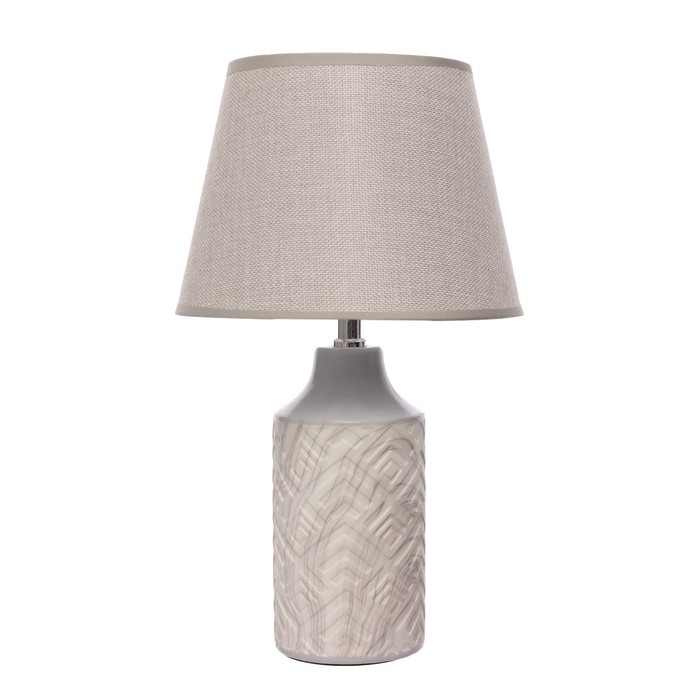 Настольная лампа Настольная лампа "Лаура" Е14 40Вт бело-серый 22х22х39 см