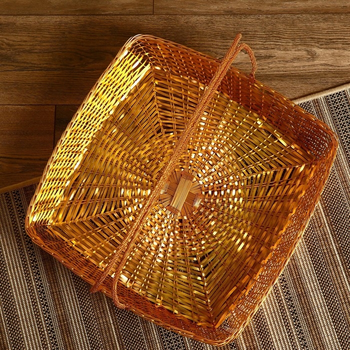 Корзинка для фруктов Корзинка для фруктов "Аниса" алюминий, 52х52х8 см