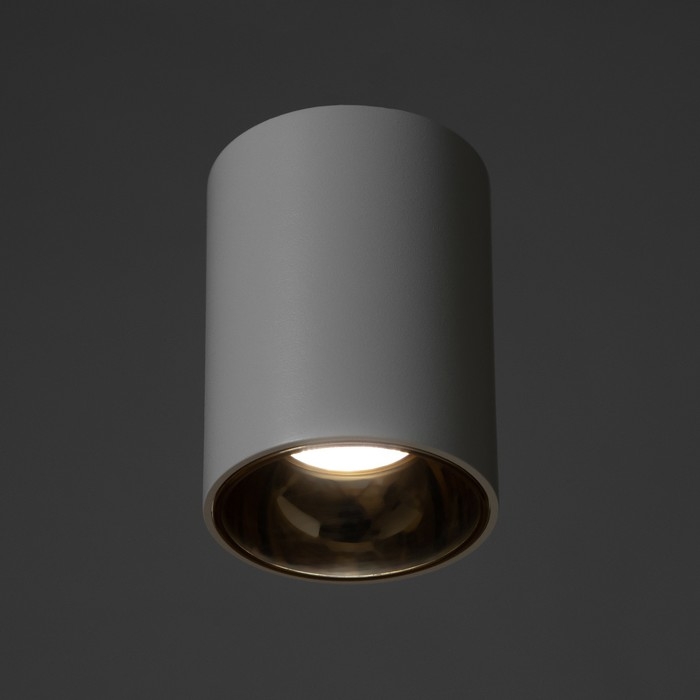 Светильник Светильник "Роллфи" LED 4000К 10Вт DIM220 IP54 белый золото 7,5х7,5х10см