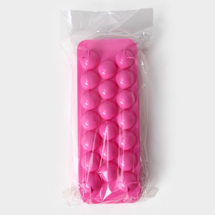 Форма для льда «Шар», 20 ячеек, цвет МИКС Форма для льда «Шар», 20 ячеек, цвет МИКС