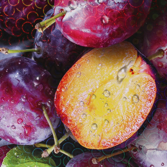 Доска разделочная  Доска разделочная "Сочная слива"  27х18 см