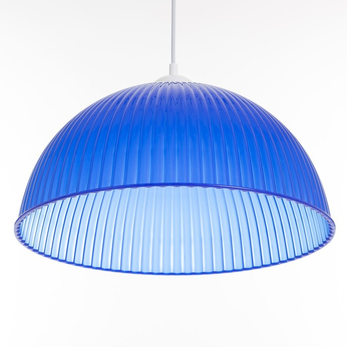 Люстра BayerLux Подвес BayerLuxная "Волна" E27 15Вт синий 40х40х18(+60)см