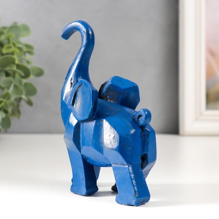 Сувенир полистоун Сувенир полистоун "Синий слон" 4,5х10х12,3 см