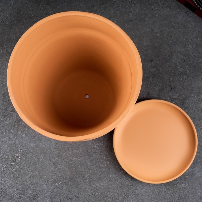 Горшок цветочный h23, d23, 5л, терракот Горшок цветочный h23, d23, 5л, терракот