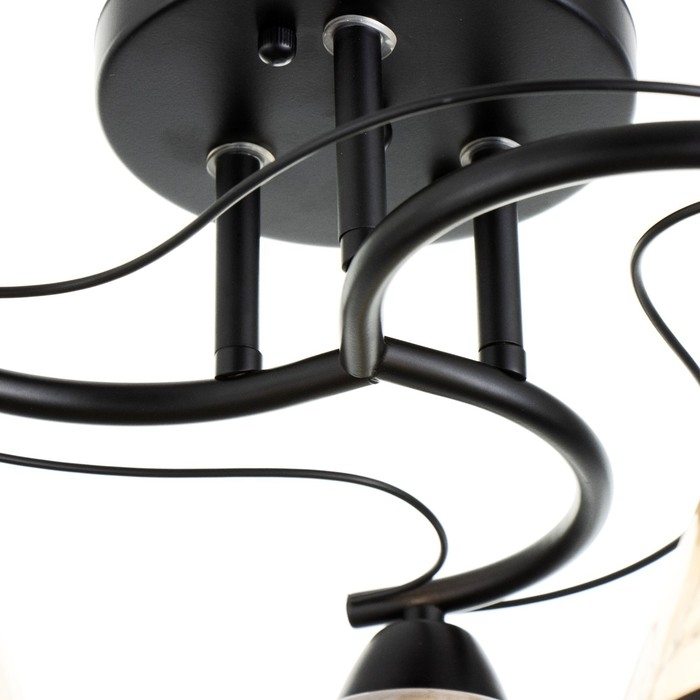 Люстра Люстра "Эдотт" 3хЕ27 40Вт черный 43х43х25 см BayerLux