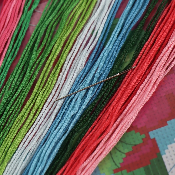 Вышивка крестиком «Букет от сердца», набор для творчества, 25 х 25 см Вышивка крестиком «Букет от сердца», набор для творчества, 25 х 25 см