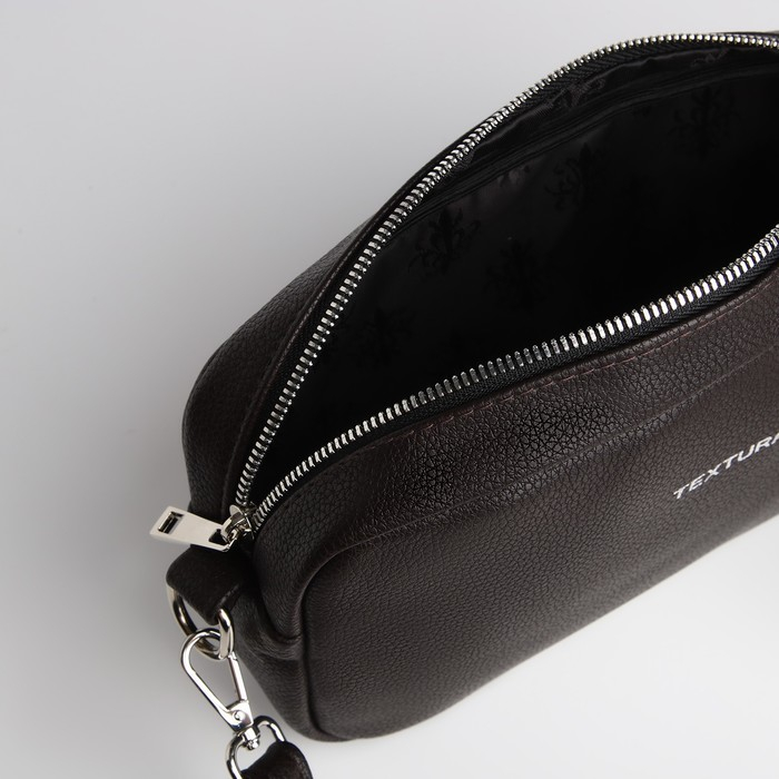 Сумка женская через плечо TEXTURA, маленький размер, цвет коричневый Сумка женская через плечо TEXTURA, маленький размер, цвет коричневый