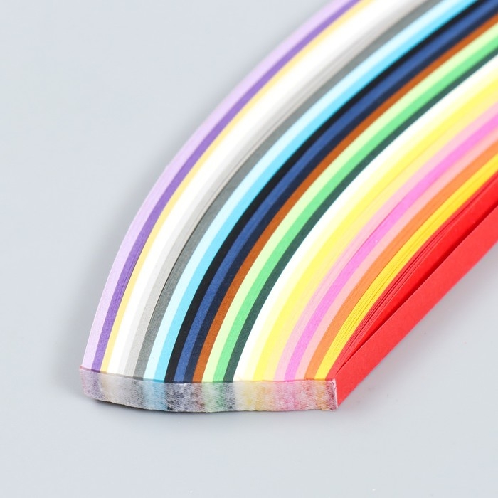 Набор для квиллинга 260 полосок ширина 0,7 см длина 38 см, инструмент Набор для квиллинга 260 полосок ширина 0,7 см длина 38 см, инструмент "Разноцветные"