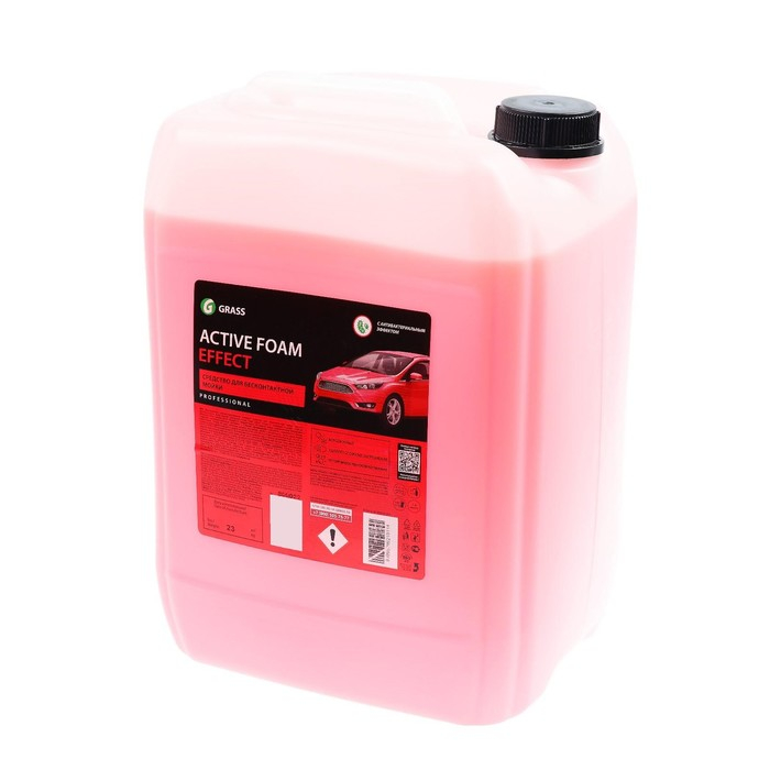 Шампунь для бесконтактной мойки Grass, 23 кг, Active Foam Effect эффект снежных хлопьев (1:60-1:125) Шампунь для бесконтактной мойки Grass, 23 кг, Active Foam Effect эффект снежных хлопьев (1:60-1:125)