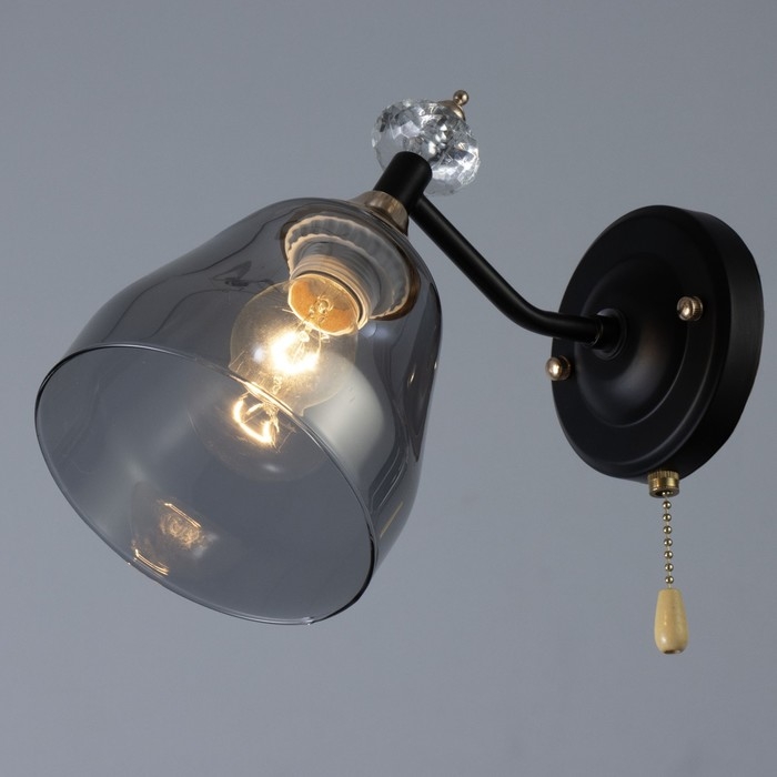 Бра  Бра "Клео" Е27 40Вт черный 27х13х21см