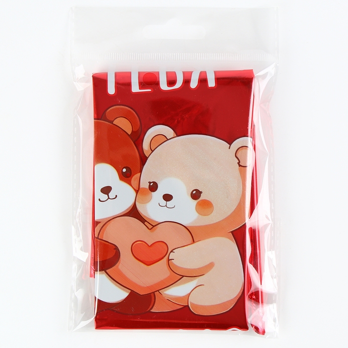 Воздушный шар фольгированный 18 Воздушный шар фольгированный 18" «Я тебя люблю. Мишки», сердце