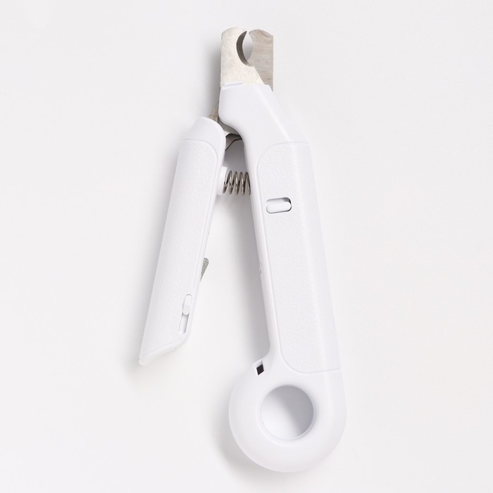 Умный когтерез для животных, с пилкой, LED фонарём, на батарейках Умный когтерез для животных, с пилкой, LED фонарём, на батарейках