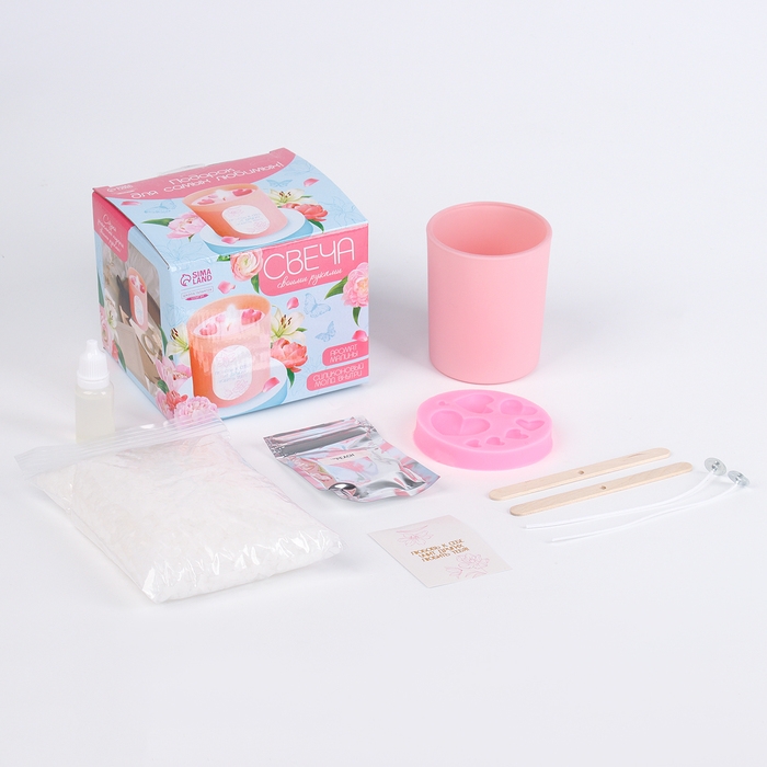 Свеча своими руками. Создание свечей с формовыми элементами, набор для творчества Свеча своими руками. Создание свечей с формовыми элементами, набор для творчества