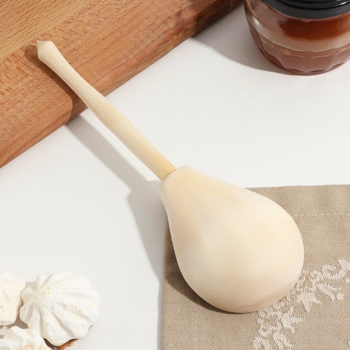 Ложка полубаская, без росписи, хемпельная, 19×6 см Ложка полубаская, без росписи, хемпельная, 19×6 см