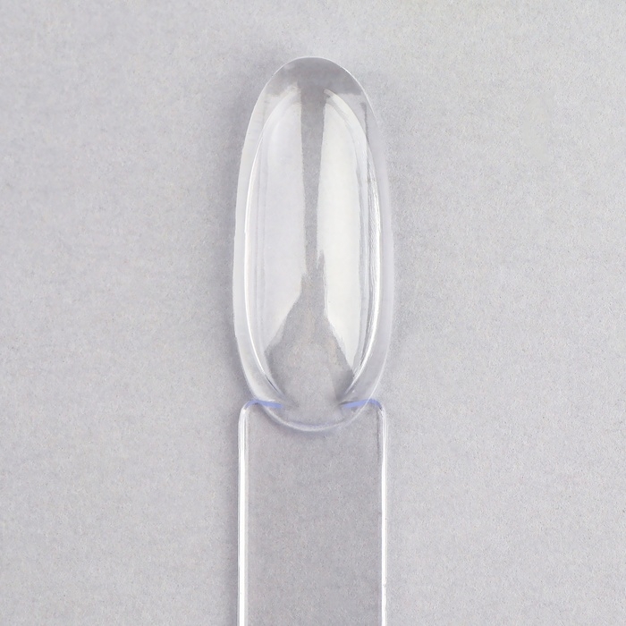 Палитра для лаков на кольце, 50 ногтей, форма овал, цвет прозрачный Палитра для лаков на кольце, 50 ногтей, форма овал, цвет прозрачный