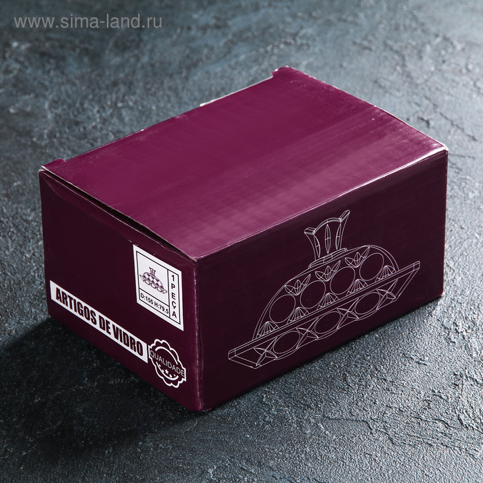 Маслёнка стеклянная Доляна «Семицвет», 15,5×11,5×8 см Маслёнка стеклянная Доляна «Семицвет», 15,5×11,5×8 см