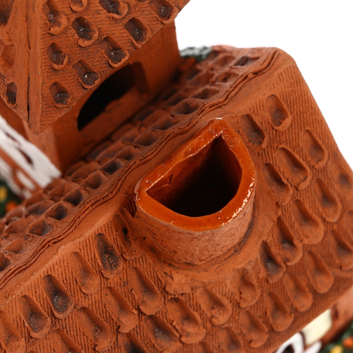 Аромалампа Домик Аромалампа Домик "Август", 15 см, ручная работа, микс