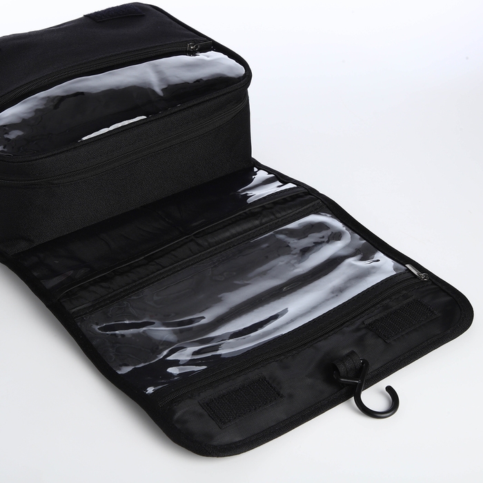 Косметичка на молнии, цвет чёрный Косметичка на молнии, цвет чёрный