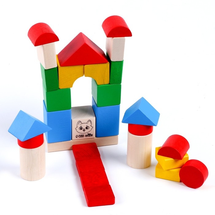 Конструктор «Строим вместе», 43 детали Конструктор «Строим вместе», 43 детали