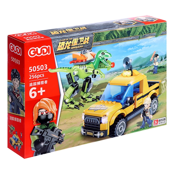 Конструктор «Дино. Раптор», 256 деталей