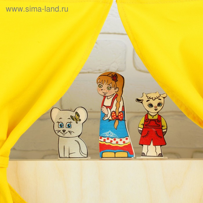 Набор  Набор "Ширма для кукольного театра", ширма: 88 × 60 см