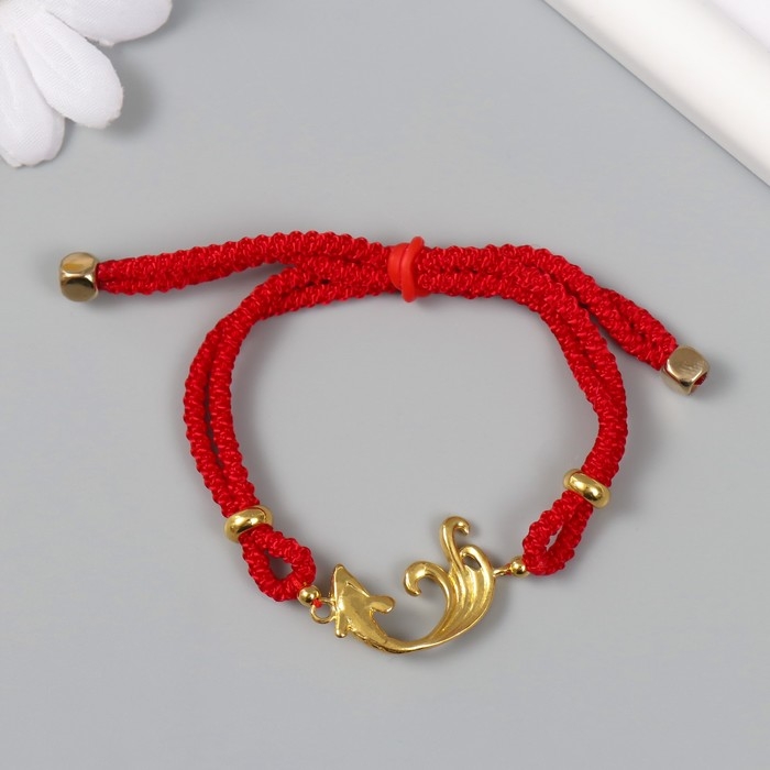 Браслет фен-шуй Браслет фен-шуй "Растительный узор" регулируемая длина