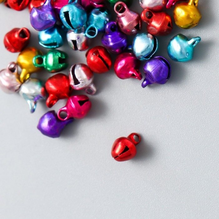 Набор декора для творчества Набор декора для творчества "Колокольчики цветные" d=0,6 см набор 50шт