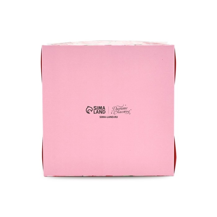 Коробка для капкейков, кондитерская упаковка, 4 ячейки «Поздравляю с 8 марта», 16 х 16 х 10 см Коробка для капкейков, кондитерская упаковка, 4 ячейки «Поздравляю с 8 марта», 16 х 16 х 10 см