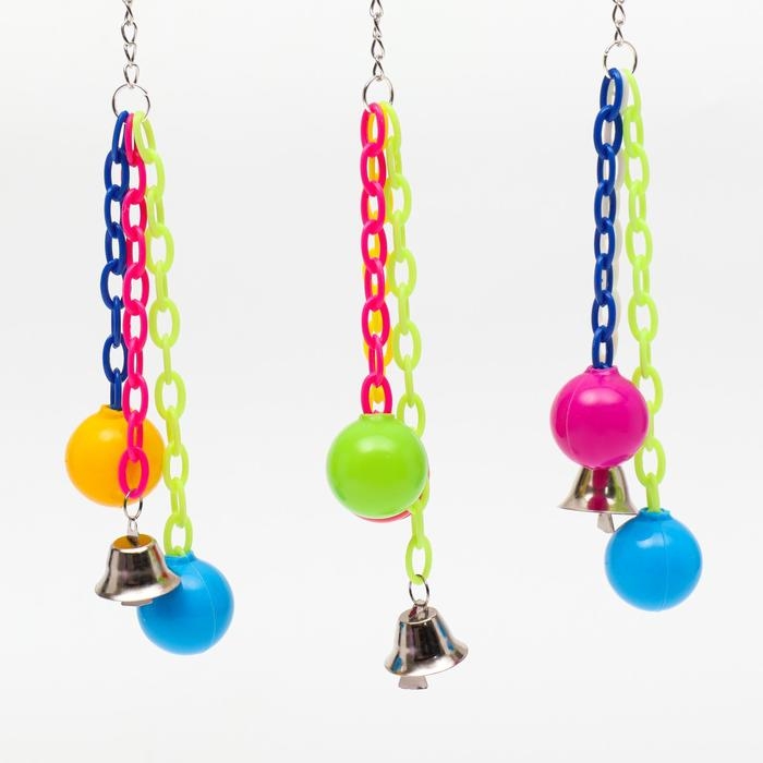 Игрушка для птиц   Игрушка для птиц  "Погремушка", микс