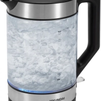 Чайник HYK-G3509 1,7л 2200Вт черный (стекло)