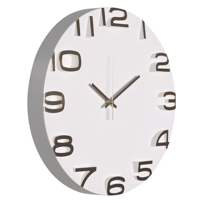 Часы настенные, интерьерные Часы настенные, интерьерные "Классика", бесшумные, d-34.5 см, белые
