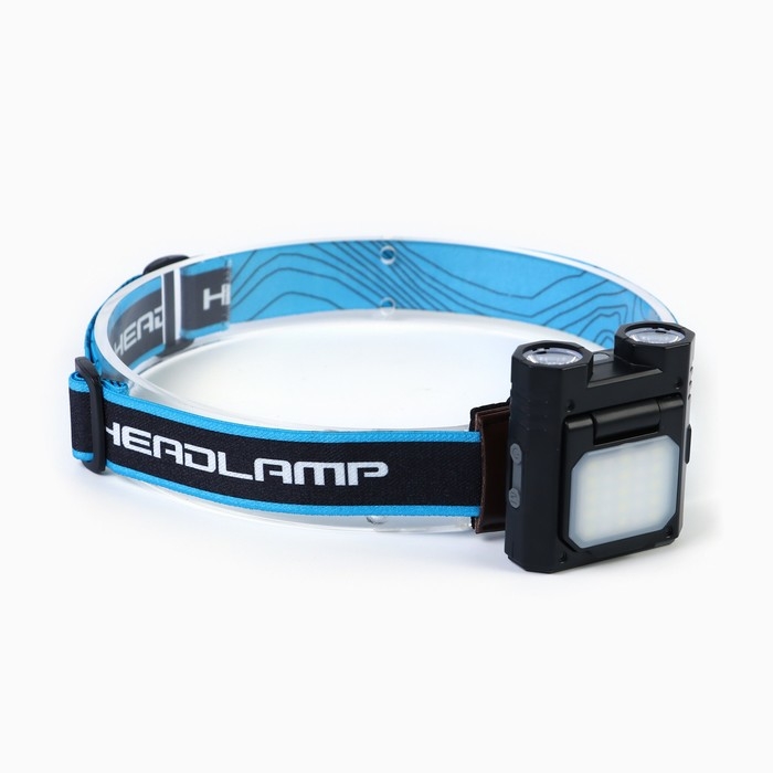 Фонарь налобный аккумуляторный, 6 Вт, 1400 мАч, 400 лм, XPG, 2835SMD, 6 режимов Фонарь налобный аккумуляторный, 6 Вт, 1400 мАч, 400 лм, XPG, 2835SMD, 6 режимов