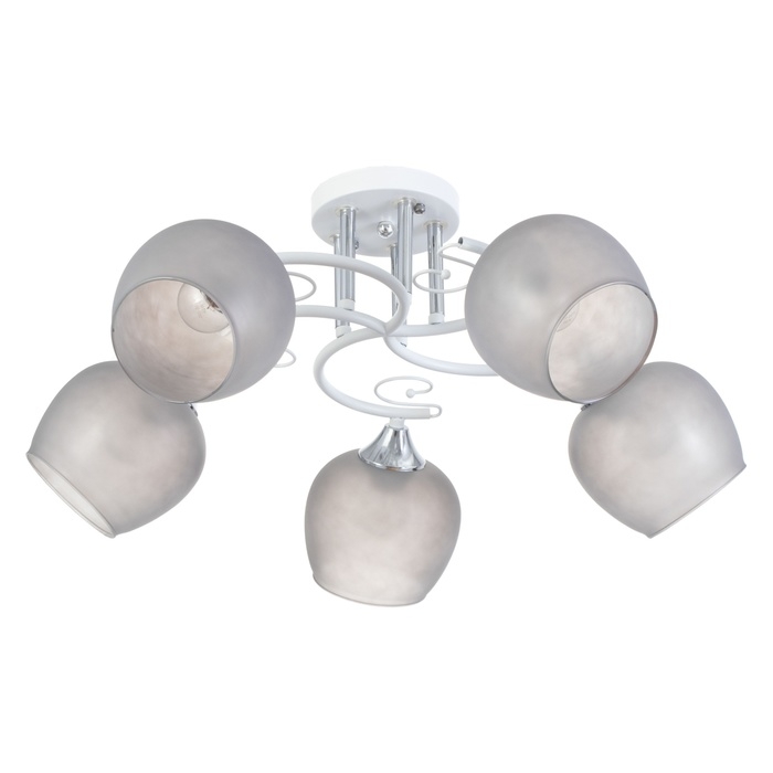 Люстра Люстра "Либи" 5х60Вт Е27 Белый 60х60х24см