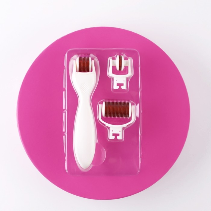 Массажер мезороллер «Будь всегда совершенна», со сменными насадками 10 х 17 см Массажер мезороллер «Будь всегда совершенна», со сменными насадками 10 х 17 см