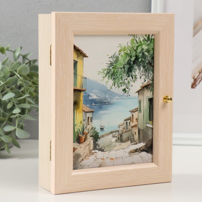 Ключница Ключница "Улица на берегу" 17х22 см