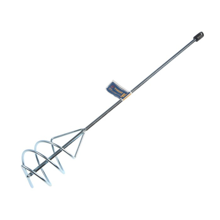 Миксер для песчано-гравийных смесей ТУНДРА, оцинкованный, шестигранный хвост., 100х8х600 мм Миксер для песчано-гравийных смесей ТУНДРА, оцинкованный, шестигранный хвост., 100х8х600 мм