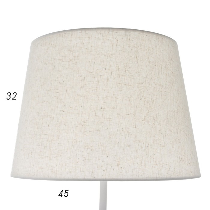 Торшер "Эйфелева башня" E27 40Вт белый 45х55х112 см