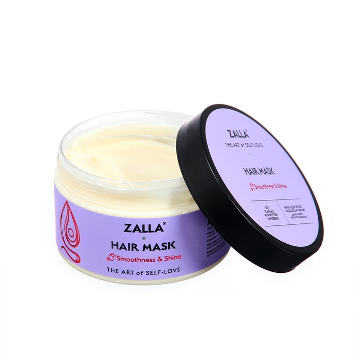 Маска для волос ZALLA Маска для волос ZALLA "Гладкость и сияние", 250 мл